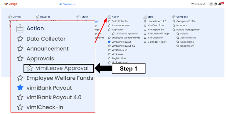 vimiLeave approval queue